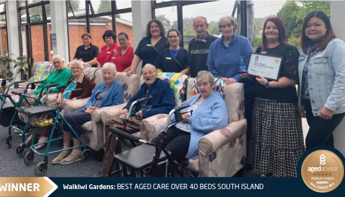 WINNER - 2024,23 FINALIST - 2021,20,19,18 & 2017 Best Aged Care (Med/Large) Facility - SI