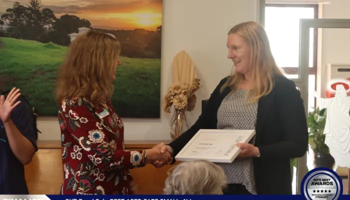 CHT Royal Oak (Rest Home) Finalist In The 2025 NZ Best Awards