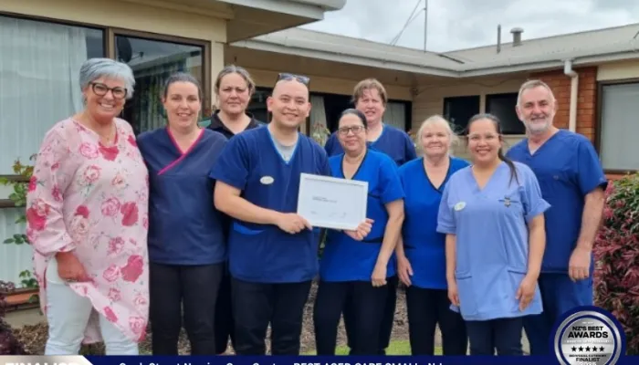 Cook Street Nursing Care Centre Finalist In The 2025 NZ Best Awards