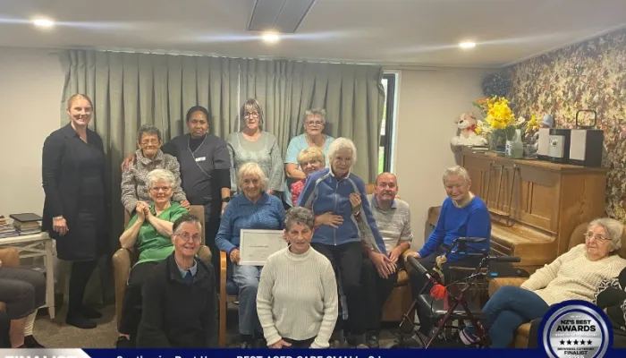 Southanjer Rest Home Finalist In The 2025 NZ Best Awards
