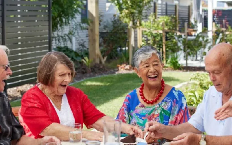 Birthday party on the patio - Karaka Lifestyle