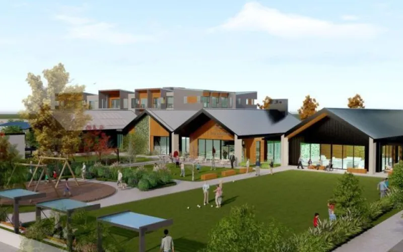 Community outdoor area render