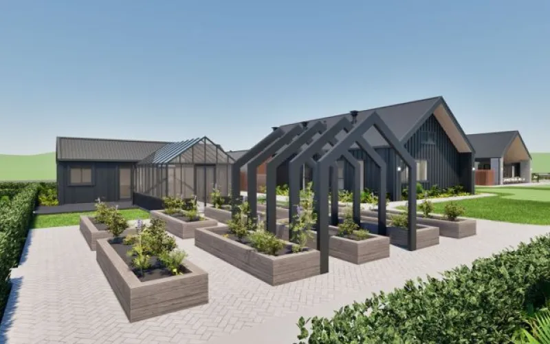 The Sterling, Kaiapoi gardens render