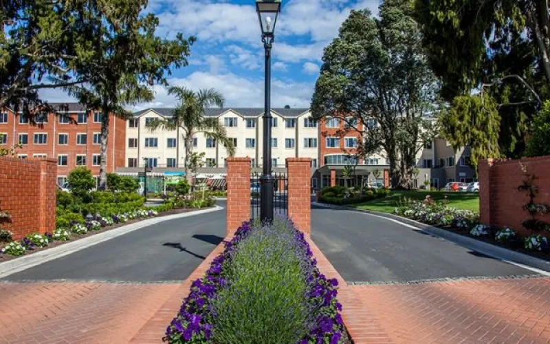 Village entrance